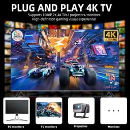جهاز استقبال مدمج مع جهاز العاب اندرويد 4k  8
