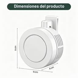 - مروحة حزام صغيرة محمولة وبدون شفرات مع مشبك دوار قابلة لإعادة الشحن بمنفذ USB-C 360° و 3 سرعات . 4