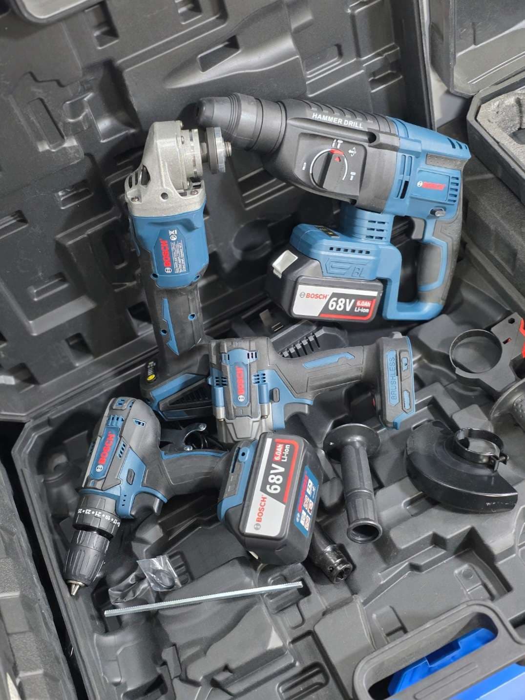 Kit valise BOSCH 4 articles فاليزة 68فولط brushless
